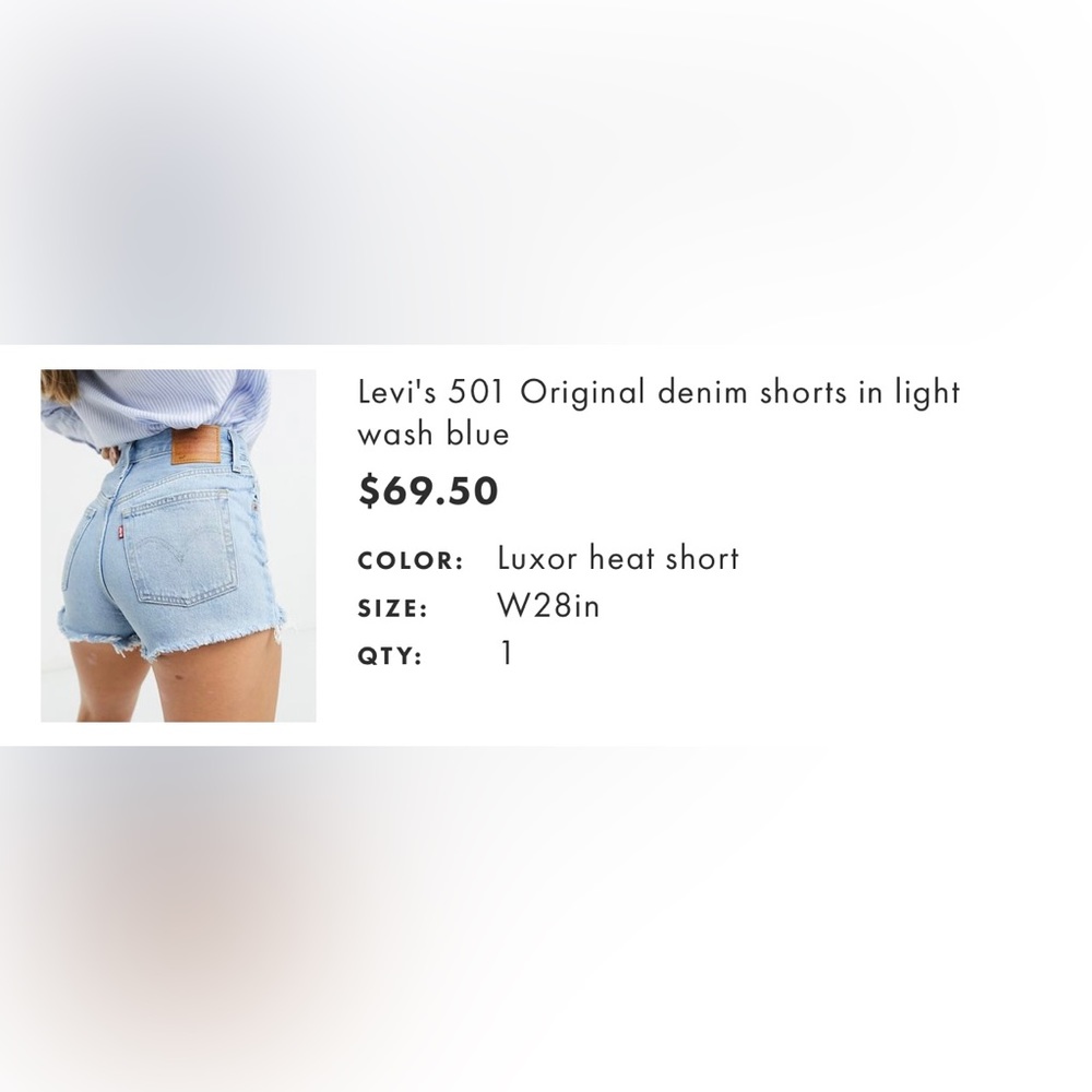 Levis shorts